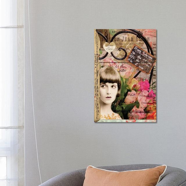 Femme Paris VI by Sandy Lloyd - Wrapped Canvas Rectangle Graphic Art Print on Canvas Lily Manor Size: 66.04cm H x 45.72cm W x 3.81cm D on Productcaster.