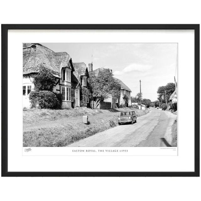 'Easton Royal, the Village C1955' - Picture Frame Photograph Print on Paper The Francis Frith Collection Size: 45cm H x 60cm W x 2.3cm D on Productcaster.