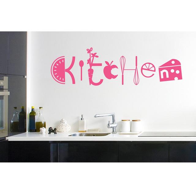 Non-Wall Damaging Wall Decal East Urban Home Colour: Pink, Size: Large on Productcaster.