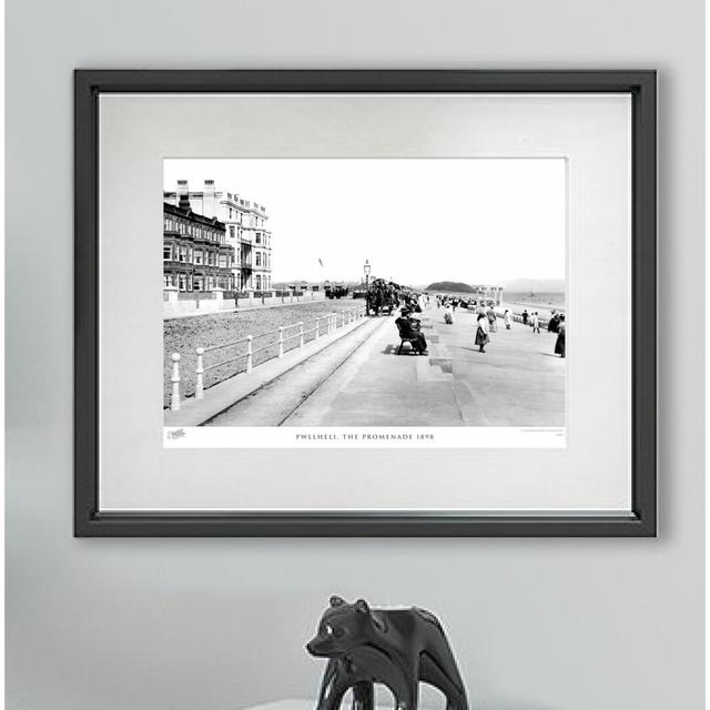 Pwllheli, The Promenade 1898 by Francis Frith - Single Picture Frame Print The Francis Frith Collection Size: 28cm H x 36cm W x 2.3cm D on Productcaster.