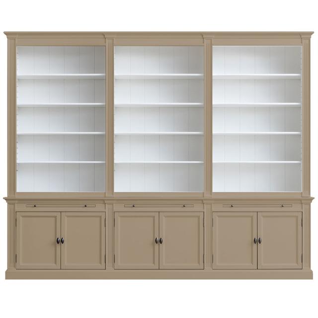 Bodee Bookcase Rosalind Wheeler Colour: Grey/Beige on Productcaster.