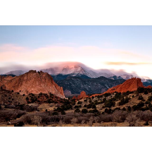 Eldon Mountain at Sunrise by Rondakimbrow - Wrapped Canvas Photograph Alpen Home Size: 20cm H x 30cm W x 3.8cm D on Productcaster.