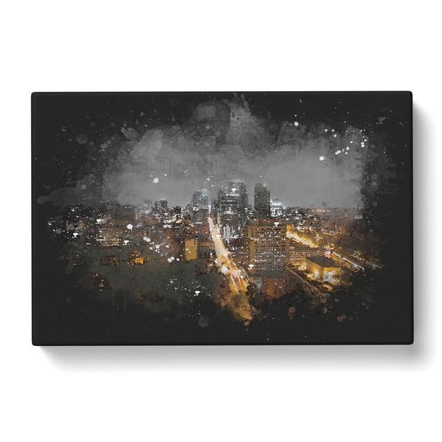 Montreal Skyline Vol.3 - Wrapped Canvas Graphic Art East Urban Home Size: 35cm H x 50cm W x 3cm D on Productcaster.