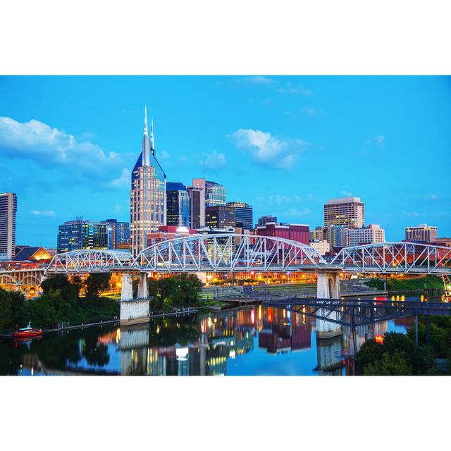 Nashville Cityscape by AndreyKrav - Wrapped Canvas Print Breakwater Bay Size: 81cm H x 122cm W on Productcaster.