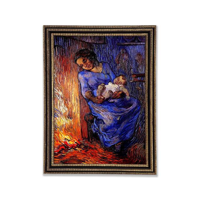 Van Gogh The Man Is At Sea After Demont-Breton Framed Print Rosalind Wheeler Size: 42cm H x 29.7cm W x 3cm D, Format: Black Gold Framed Paper on Productcaster.