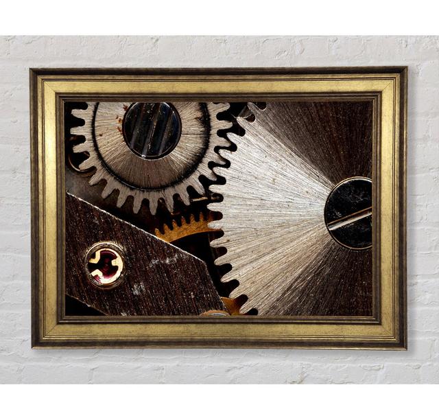 Cogs Of Time - Print Bright Star Size: 42cm H x 59.7cm W x 8cm D on Productcaster.