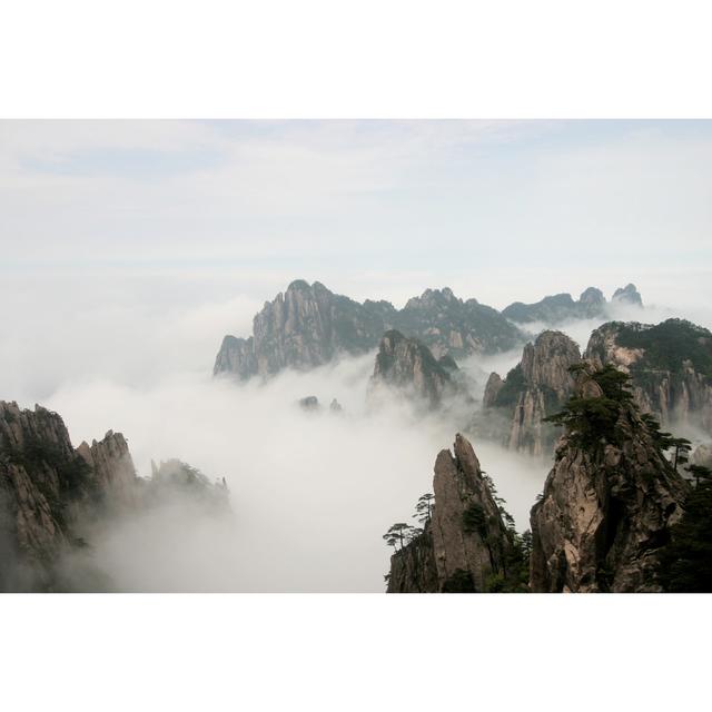 Mountains in the Cloud by Checkit111 - Wrapped Canvas Photograph Alpen Home Size: 81cm H x 122cm W on Productcaster.