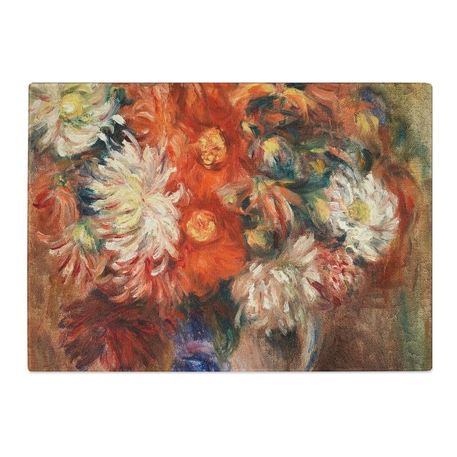 Bouquet of Flowers Vol.1 by Pierre-Auguste Renoir Chopping Board East Urban Home Size: 0.4cm H x 28.5cm W x 39cm L on Productcaster.