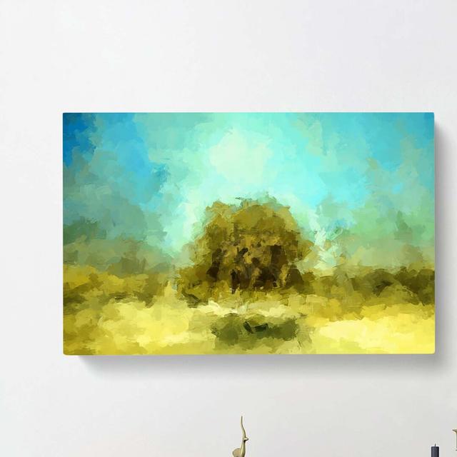 Abstract Tree In Abstract - Wrapped Canvas Print East Urban Home Size: 60cm H x 91cm W x 3cm D on Productcaster.