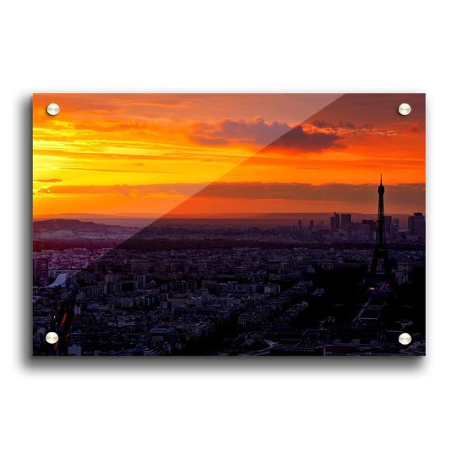 Paris at Dawn - Unframed Photograph Print on Acrylic East Urban Home Size: 59.4cm H x 84.1cm W on Productcaster.