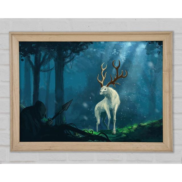 The Mythical Horned Creature - Print Union Rustic Size: 84.1cm H x 118.9cm W on Productcaster.