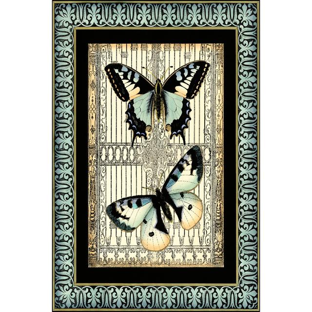 Small Butterfly Fancy II - Wrapped Canvas Graphic Art August Grove Size: 91cm H x 61cm W x 3.8cm D on Productcaster.