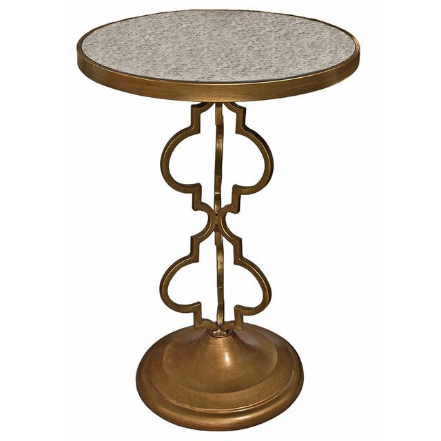 Film Noir Art Deco Mirrored Accent Side Table Design Toscano on Productcaster.