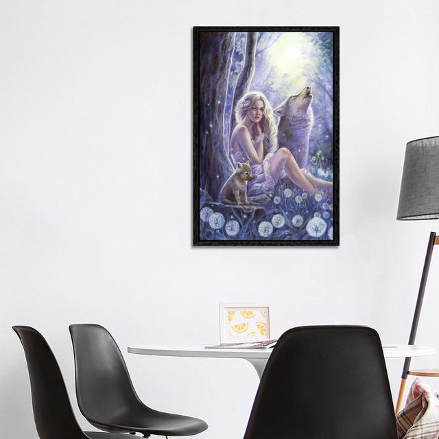 Wolf Princess by Selina Fenech - Gallery-Wrapped Canvas Giclée on Canvas Latitude Vive Size: 101.6cm H x 66.04cm W, Format: Black Floater Framed on Productcaster.