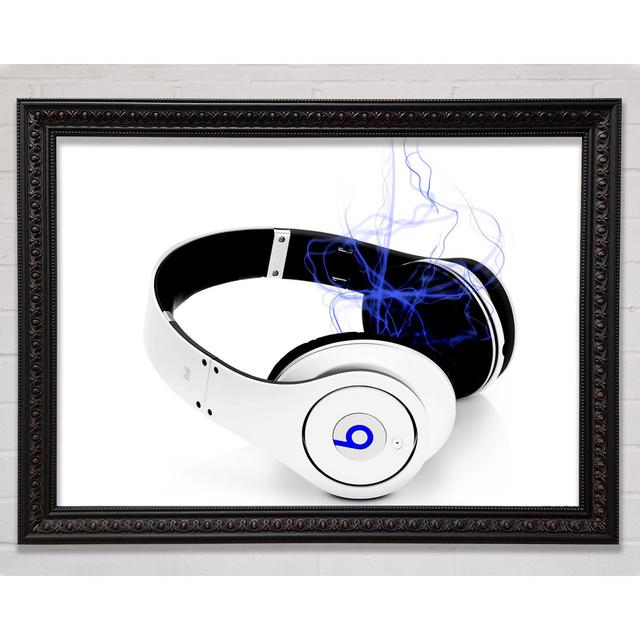 Sounds From The Headset - Single Picture Frame Art Prints Bright Star Size: 84.1cm H x 118.9cm W on Productcaster.