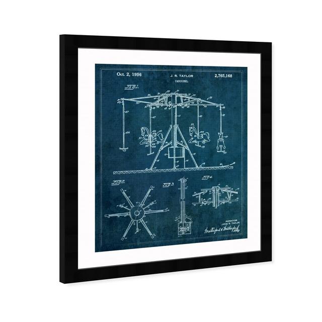 Carousel 1956 - Single Picture Frame Print East Urban Home Size: 31 cm H x 25 cm W on Productcaster.