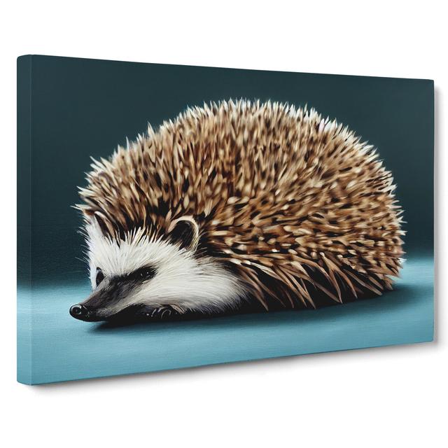 View of a Hedgehog Vol.2 - Wrapped Canvas Graphic Art Alpen Home Size: 35cm H x 50cm W x 3cm D on Productcaster.