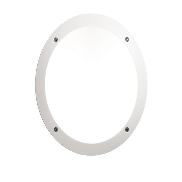 Telly Outdoor Bulkhead Light Dakota Fields Bulb Type: Incandescent, Finish: White on Productcaster.