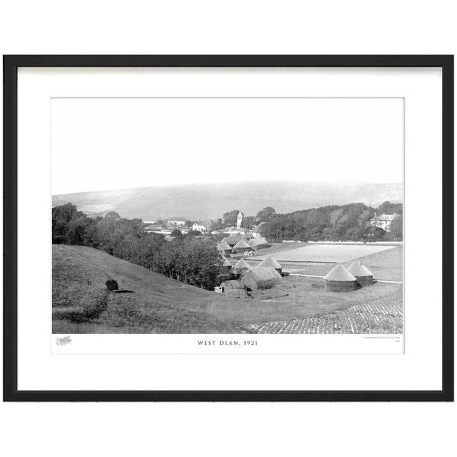 West Dean, 1921 by Francis Frith - Single Picture Frame Print The Francis Frith Collection Size: 45cm H x 60cm W x 2.3cm D on Productcaster.