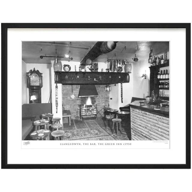 'Llangedwyn, the Bar, the Green Inn C1950' by Francis Frith - Picture Frame Photograph Print on Paper The Francis Frith Collection Size: 40cm H x 50cm on Productcaster.