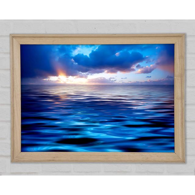 The Ocean At Daybreak - Single Picture Frame Art Prints Highland Dunes Size: 21cm H x 29.7cm W on Productcaster.