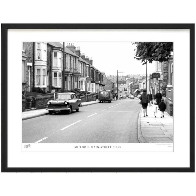 'Shildon, Main Street C1965' by Francis Frith - Picture Frame Photograph Print on Paper The Francis Frith Collection Size: 45cm H x 60cm W x 2.3cm D on Productcaster.