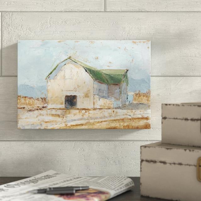 Whitewashed Barn IV - Wrapped Canvas Painting Print East Urban Home Size: 61cm H x 91cm W x 4cm D on Productcaster.