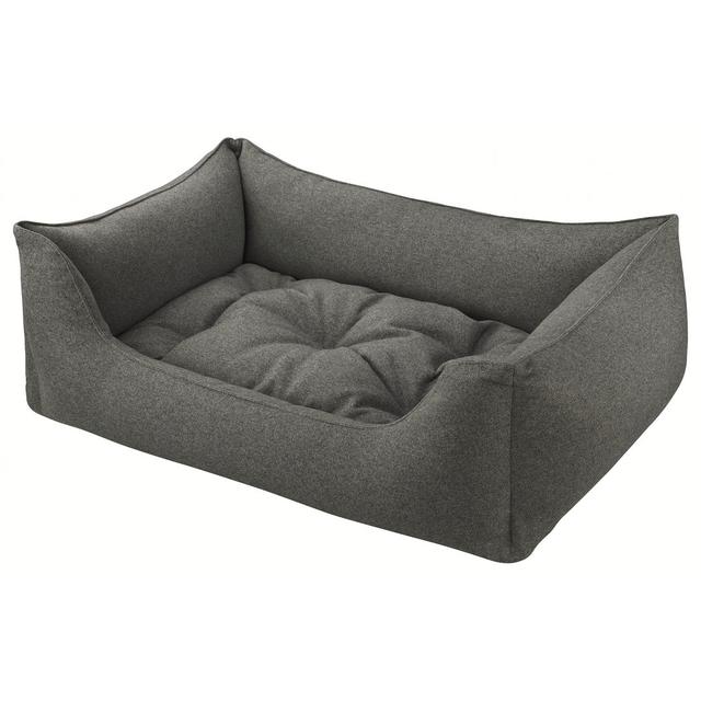 Hundebett Felt Dandy Dog Größe: Groß (90 cm B x 30 cm H x 60 cm T), Farbe: Dunkelgrau on Productcaster.