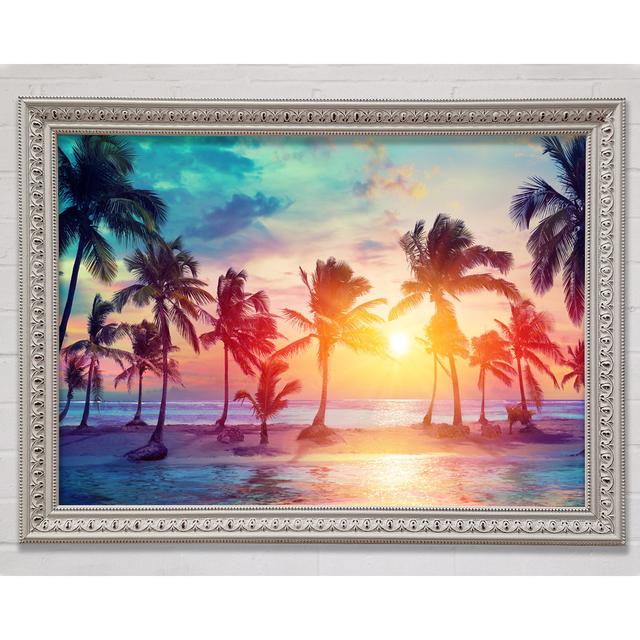 Hawaii Sonnenuntergang Meer - Einzelne Bilderrahmen Kunstdrucke Bright Star Größe: 29,7 cm H x 42 cm B x 3 cm T on Productcaster.