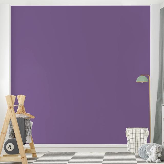 Lilac 3.36m x 3.36m Textured Matte Peel & Stick Wall Mural East Urban Home on Productcaster.