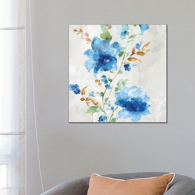 Breath Of The Spring I by Eva Watts - Wrapped Canvas Painting ClassicLiving Size: 66.04cm H x 66.04cm W x 3.81cm D on Productcaster.