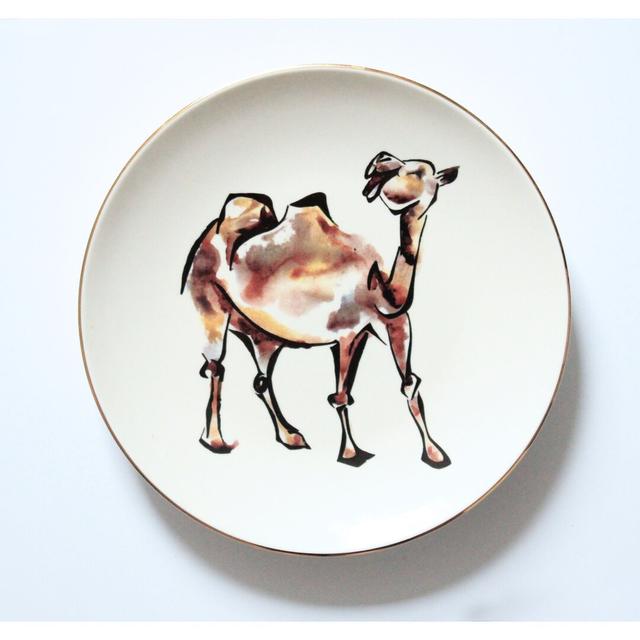 Deena 21cm Porcelain China Salad/Dessert Plate (Set of 2) World Menagerie on Productcaster.