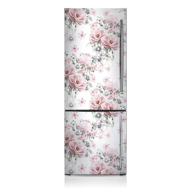 Flowers Freezer Door Sticker Mercer41 on Productcaster.