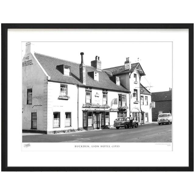 'Buckden, Lion Hotel C1955' by Francis Frith - Picture Frame Photograph Print on Paper The Francis Frith Collection Size: 45cm H x 60cm W x 2.3cm D on Productcaster.