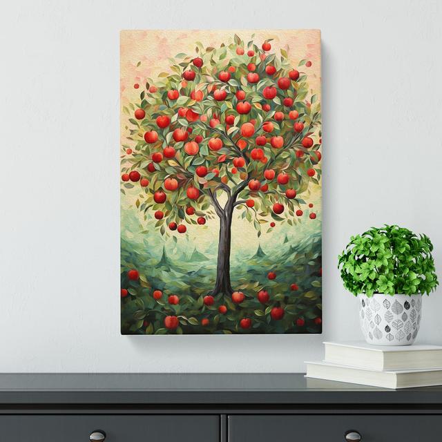 Apple Tree Orphism - Print Marlow Home Co. Size: 76cm H x 50cm W x 3cm D on Productcaster.