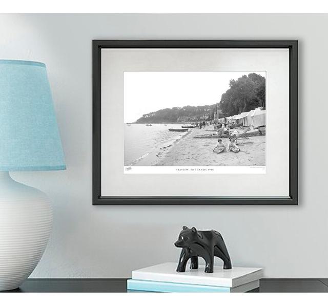 Seaview, The Sands 1918 - Single Picture Frame Print The Francis Frith Collection Size: 60cm H x 80cm W x 2.3cm D on Productcaster.