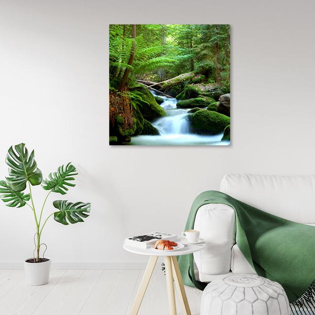 Leinwandbild Green Landscapes 17422 Union Rustic Größe: 60 cm H x 60 cm B on Productcaster.