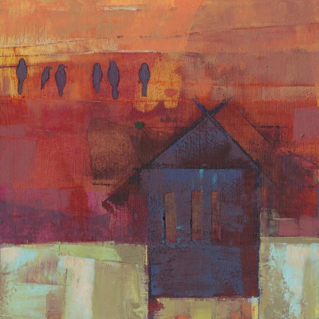 Bird Barn I by Sue Jachimiec - Wrapped Canvas Painting August Grove Size: 91cm H x 91cm W on Productcaster.