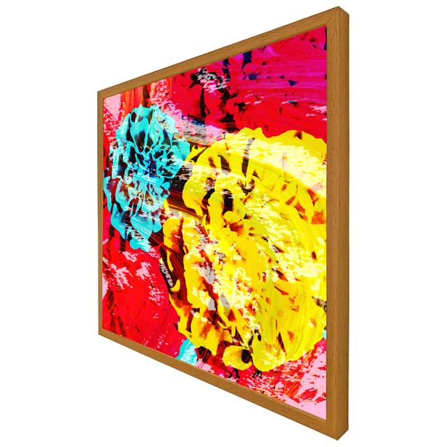 Roses - Single Picture Frame Art Prints Metro Lane Size: 31cm H x 31cm W x 4cm D, Frame Option: Oak on Productcaster.