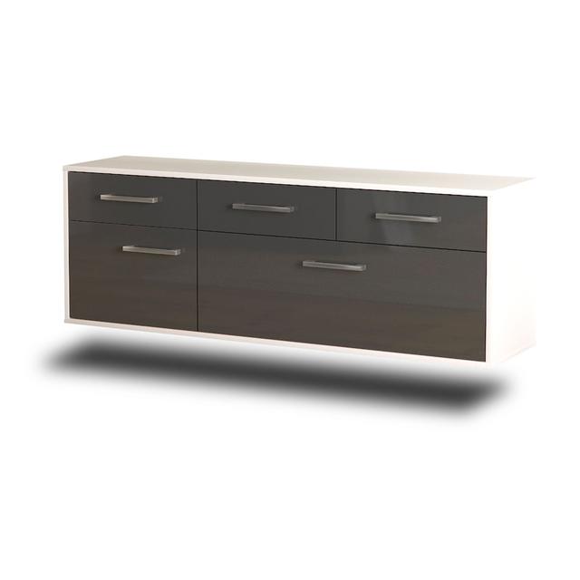 Tulsa TV Stand Brayden Studio Colour: Grey/White on Productcaster.