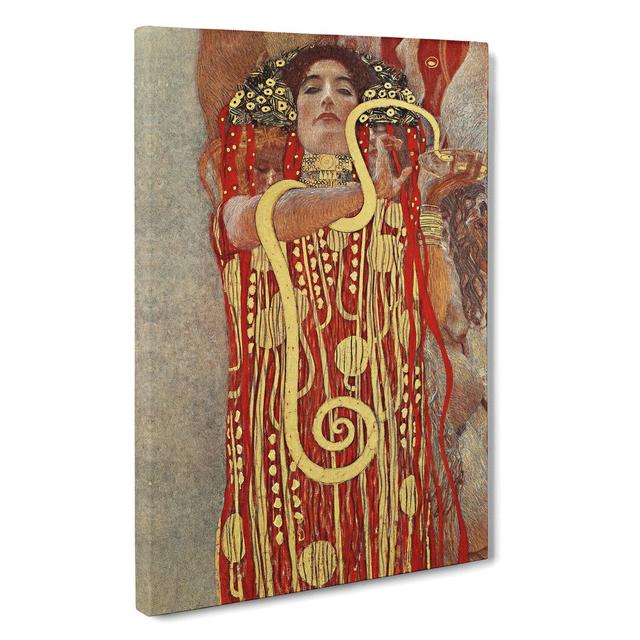 Hygeia by Gustav Klimt - Wrapped Canvas Painting East Urban Home Size: 50cm H x 35cm W x 3cm D on Productcaster.