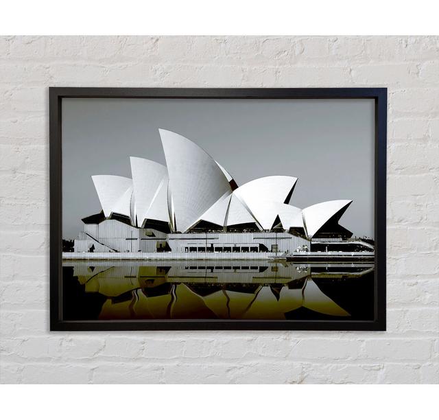 Sydney Opera House Green Harbour Framed Print Bright Star Size: 59.1cm H x 84.1cm W x 3.3cm D on Productcaster.