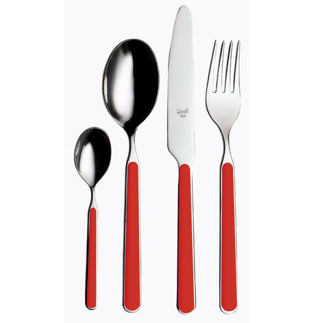 Mepra Fantasia 24 Piece Stainless Steel Cutlery Set , Service for 6 Mepra Colour: New Coral on Productcaster.