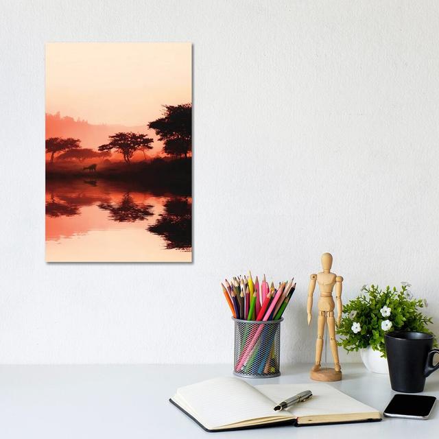 Reflections by Gabriel Avram - Wrapped Canvas Print Alpen Home Size: 30.48cm H x 20.32cm W x 1.91cm D on Productcaster.