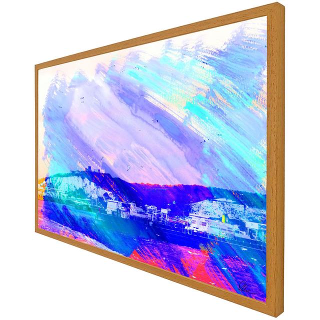 Single Picture Frame Art Prints Metro Lane Size: 61cm H x 91cm W, Frame Option: Oak on Productcaster.