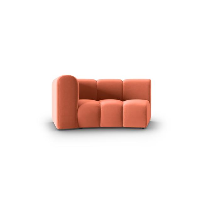 Sofa Lupine aus Samt Perspections Polsterfarbe: Orange on Productcaster.