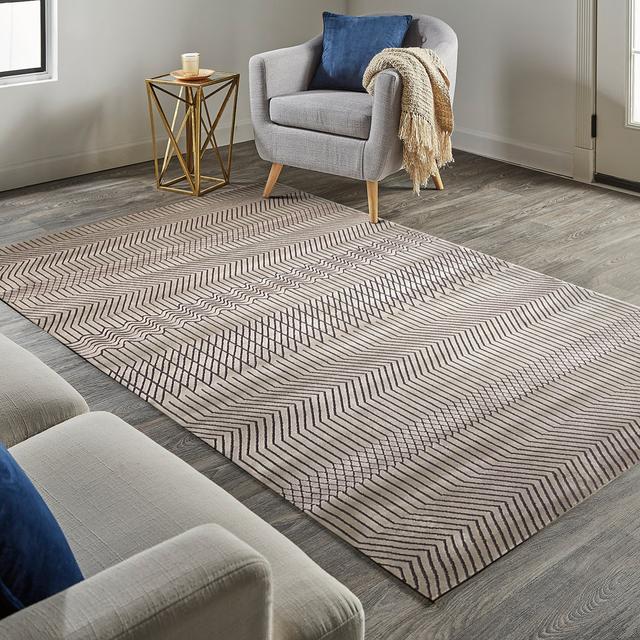 Mamara Geometric Striped Rug Origins Rug Size: Rectangle 120 x 170cm on Productcaster.