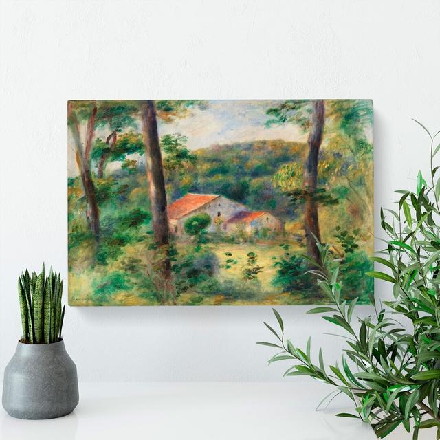 Environs of Briey by Pierre-Auguste Renoir - Wrapped Canvas Painting East Urban Home Size: 60cm H x 91cm W x 3cm D on Productcaster.