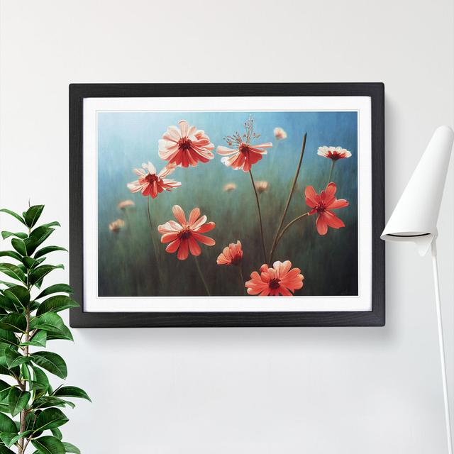 Traditional Wildflowers Floral - Picture Frame Graphic Art Marlow Home Co. Frame Colour: Black Framed, Size: 25cm H x 34cm W x 2cm D on Productcaster.