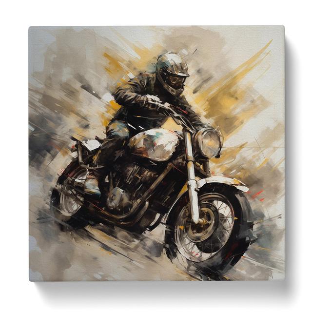 Motorcycle Gestural Art No.1 Borough Wharf Size: 50cm H x 50cm W x 3cm D on Productcaster.